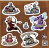Modern Adult Whimsical Knight Stickers