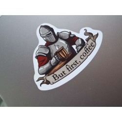 Modern Adult Whimsical Knight Stickers