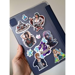 Modern Adult Whimsical Knight Stickers