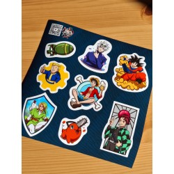 Modern Adult Whimsical Knight Stickers