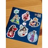 Modern Adult Whimsical Knight Stickers