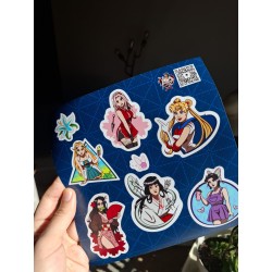 Modern Adult Whimsical Knight Stickers